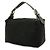 Bolsa de Ombro Prada Triangle Logo Preto - vista 2