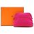 Pochette Hermès Bolide Rosa in Tessuto - vista 7