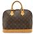 Borsa a mano Louis Vuitton Alma Marrone