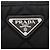 Borsa Hobo Prada in Tessuto Impuntato trapuntato Nero - vista 8