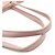 Tote Prada in mesh e paillettes Rosa - vista 4