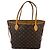 Borsa Tote Louis Vuitton Neverfull MM Monogram Canvas Marrone