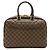 Borsa Vanity Bowling Louis Vuitton Damier Deauville Marrone