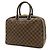 Borsa Vanity Bowling Louis Vuitton Damier Deauville Marrone - vista 2