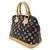 Borsa a mano Louis Vuitton Alma Nero - vista 2