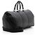 Louis Vuitton Monogram Shadow Keepall Bandouliere 50 Duffle Nero - vista 2