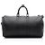 Louis Vuitton Monogram Shadow Keepall Bandouliere 50 Duffle Nero - vista 3