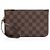 Louis Vuitton Damier Ebene Neverfull PM Pochette Castaño