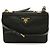 Bolso bandolera Prada de nylon negro