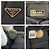Borsa Tote Prada Tessuto con logo triangolare Nero - vista 4