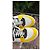 Louis Vuitton Sneakers Giallo Bianco Pelle Nero - vista 7