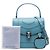 Bulgari Borsa Bvlgari Serpenti Forever Blu - vista 6