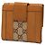 Gucci GG Canvas Bi-fold Geldbörse Braun Beige - Ansicht 2