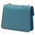 Bulgari Borsa a tracolla con catena Bvlgari Serpenti Forever Blu - vista 2