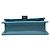 Bulgari Borsa a tracolla con catena Bvlgari Serpenti Forever Blu - vista 3