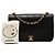 Borsa a tracolla Chanel Matelassé 23 Coco Mark Chain Nero - vista 7
