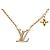 Collar Louis Vuitton Monogram Flower Dorado