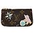Louis Vuitton Monogram Vivienne Pochette Clé Coin Purse Castaño Azul