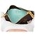Louis Vuitton Monogram Vivienne Pochette Clé Coin Purse Castaño Azul - vista 6
