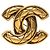 Timeless Spilla Chanel Vintage Matelassé Coco Mark D'oro