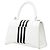 Borsa a mano Balenciaga x adidas Hourglass Small Nero Bianco - vista 2