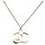 Collana con ciondolo a catena Chanel Coco Mark Argento Bianco - vista 3