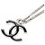 Collana con ciondolo a catena Chanel Coco Mark Nero Argento