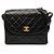 Borsa a tracolla Chanel Matelassé Coco Mark Nero