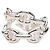 Hermès Chaine d'Ancre Doppelreihiger Ring Silber