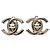 Orecchini a clip vintage Chanel Coco Mark Argento