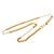 Collana lunga a catena vintage Chanel D'oro - vista 4