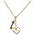 Collana ciondolo portachiavi Chanel Coco Mark Heart D'oro - vista 2