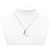 Collana ciondolo portachiavi Chanel Coco Mark Heart D'oro - vista 6