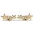 Orecchini a lobo Chanel Coco Mark con motivo a stella placcati in oro e strass D'oro - vista 2