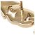 Orecchini a lobo Chanel Coco Mark con motivo a stella placcati in oro e strass D'oro - vista 3