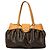 Borsa Tote Louis Vuitton Monogram Boetie MM Marrone