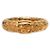Chanel Coco Mark Ring mit goldplattiertem Kettenmotiv Golden