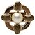 Anillo Chanel Coco Mark Castaño Dorado