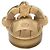 Anillo Chanel Coco Mark Castaño Dorado - vista 3