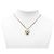 Collana con ciondolo a catena Chanel Coco Mark motivo cuore Argento Bianco - vista 7