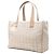 Borsa Tote MM Chanel Coco Mark New Travel Line Beige - vista 2