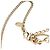 Collana lunga Chanel Coco Mark con motivo a cuore Multicolore D'oro - vista 5