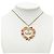 Collana lunga Chanel Coco Mark con motivo a cuore Multicolore D'oro - vista 6