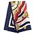 Hermès Hermes Carre 90 Parmi Les Fleurs Je Compt Scarf Multicolore Blu navy - vista 8