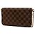 Louis Vuitton Damier Pochette Felicie Chain Shoulder Bag Braun Fuschia - Ansicht 2