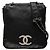 Chanel Diamond Stitch Coco Mark Schultertasche Schwarz
