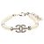 Pulsera con colgante Chanel Coco Mark Blanco - vista 2