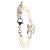 Pulsera con colgante Chanel Coco Mark Blanco - vista 6
