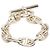 Hermès Bracciale Hermes Chaine d'Ancre GM con charm Argento