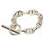 Hermès Bracciale Hermes Chaine d'Ancre GM con charm Argento - vista 2